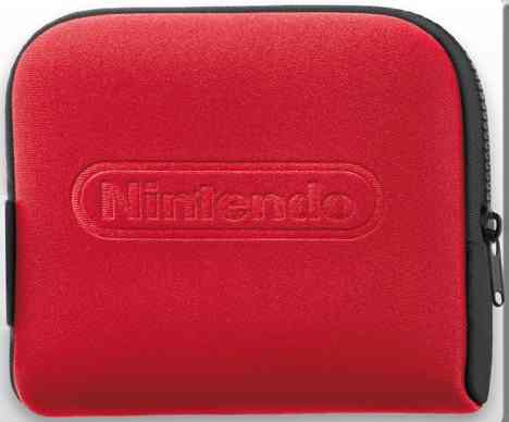 Accesorio Nintendo 2ds Funda Negro Rojo